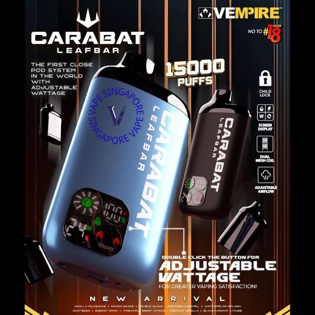 carabat-leafbar-15k-puff-new-arrival-disposable-vape-shop-singapore