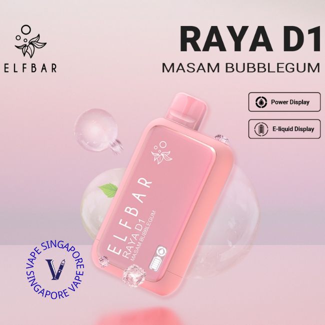 elfbar-raya-d1-13k-puff-masam-bubblegum-disposable-vape-singapore-sg-vape