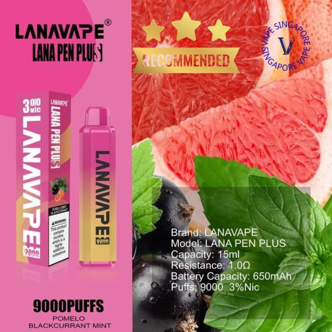 lanapen-plus-9000-puff-pomelo-blackcurrant-mint-vape-shop-singapore