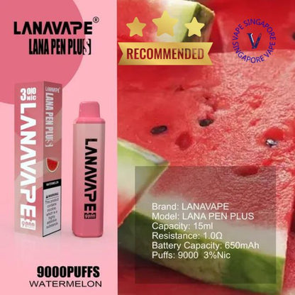 lanapen-plus-9000-puff-watermelon-vape-shop-singapore