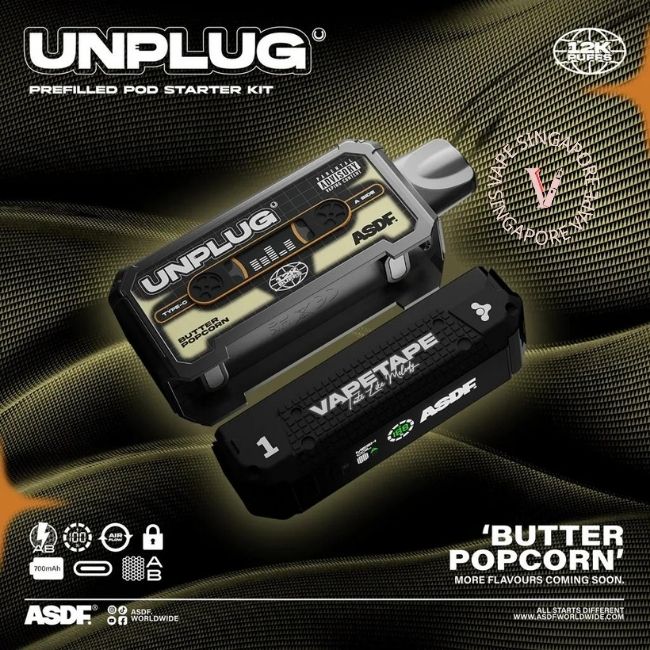 vapetape-unplug-12k-butter-popcorn-disposable-vape-shop-singapore-sg-vape