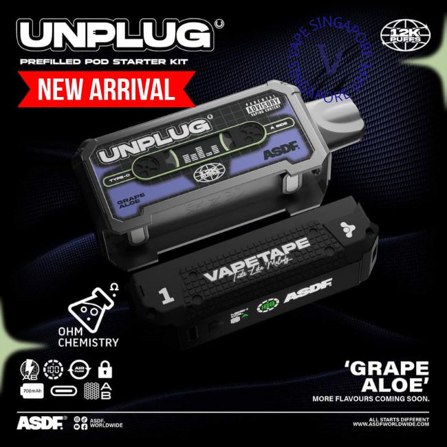 vapetape-unplug-pod-12k-grape-aloe-disposable-vape-shop-singapore